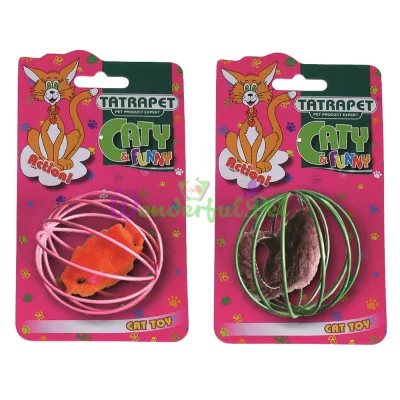 Игрушка TATRAPET Caty funny Mouse mix 6 см