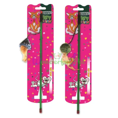 Cat Toy Caty Funny Feather Teaser Wand 45 cm