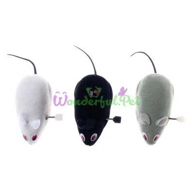 TATRAPET Clockwork Mouse Cat Toy, 5 cm