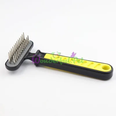 Pukhnastyky 2-Row Wide-Tooth Rake 7.5x15 cm