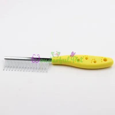 Pushistik Dog Comb with Mixed Teeth 2.9×18.5 cm