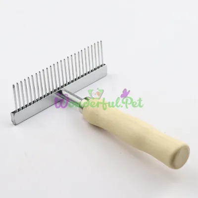 Pushistik Flat Long-Tooth Rake 9.7×12.8 cm