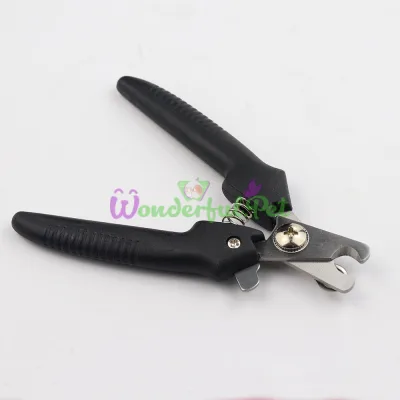 Pushistik Black Pliers-Style Dog Nail Clipper 3.8×12 cm