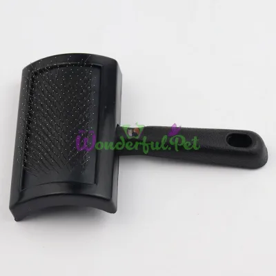 Pushistik Black Slicker Brush 8.5x12.8 cm