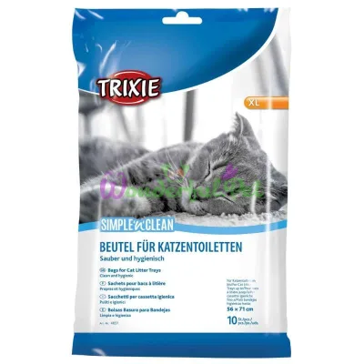 Пакети Trixie Simple Clean Bags Cat Litter XL 56x71 см 10 шт