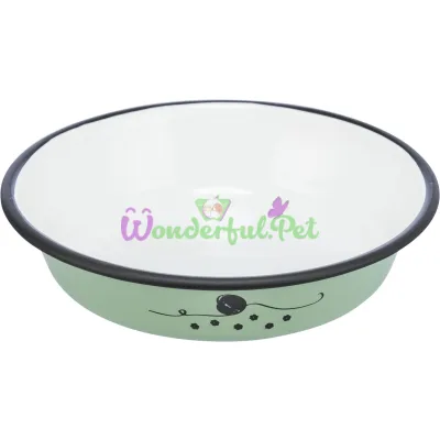 Миска металлическая Trixie Adventure Green 200 мл 12 см
