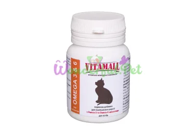 Кормовая добавка для котов VitamAll улучшение шерсти 100