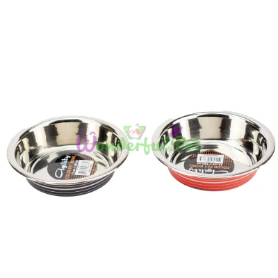 Agility Metal Bowl, Colourful Red and Black 750 ml, 16 cm