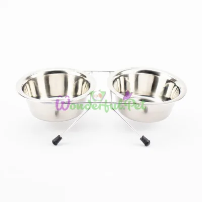 Миски на подставке AGILITY Steel bowls 2x350 мл