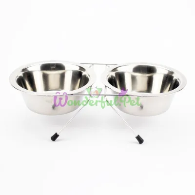 Миски на подставке AGILITY Steel bowls 2x750 мл