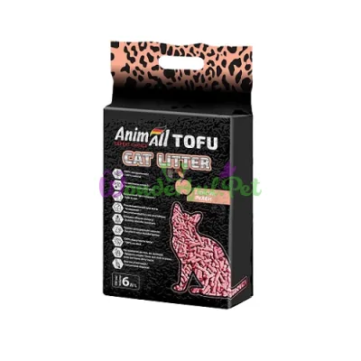 AnimAll Tofu Peach Soy Cat Litter 6 L