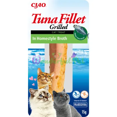 Лакомство INABA Cat Grilled Tuna Homestyle Broth 15 г