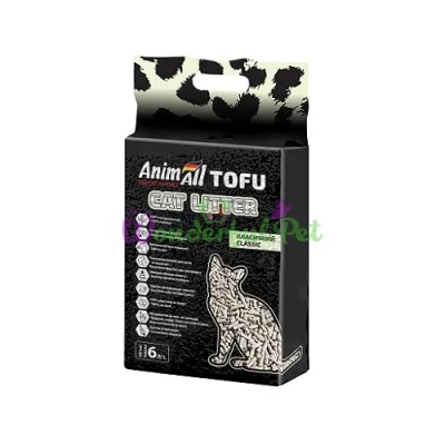 Соевый наполнитель для котов AnimAll Tofu Classic 6 л