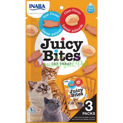 Лакомство INABA Cat Juicy Bites Fish Clam 33.9 г