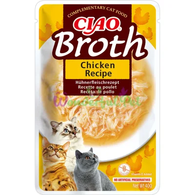 Пауч INABA Cat CIAO Broth Chicken 40 г