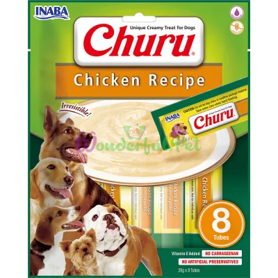 Лакомство INABA Dog Churu Creamy treat Chicken 160 г