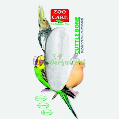 Минеральний каминь для птиц Zoo Care,с панцеря каракатици (с утримувачем),8-10 см
