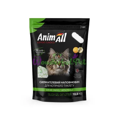 AnimAll Green Emerald Silica Cat Litter 10.5 L