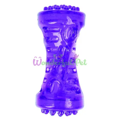 Игрушка для собак Dental Gum гантелька резиновая,пищалка,12 см