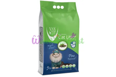 Van Cat Pine Needles Bentonite Litter 5 kg