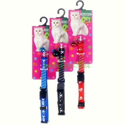 Ошейник для кошек с дзвиночком Caty,1х17,5-30см