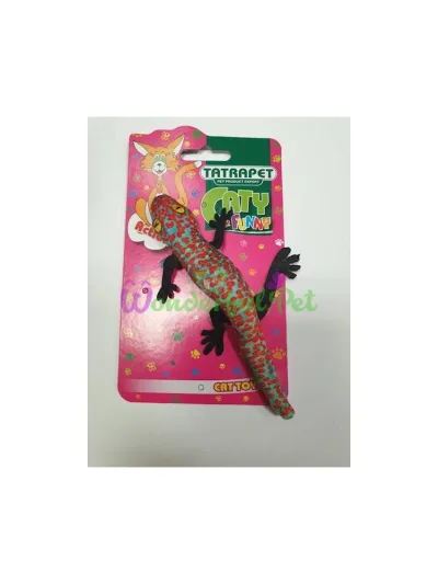 Caty Funny Plush Lizard Cat Toy, 16 cm