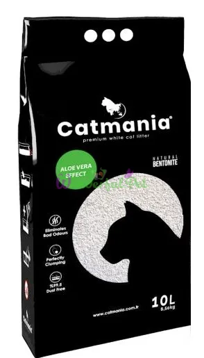 Наповнювач бентонітовий CATMANIA Aloe Vera 10 л