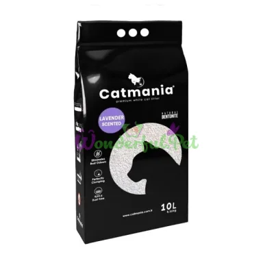 Наполнитель бентонитовый CATMANIA Lavender 10 л