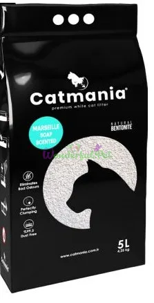 Наполнитель бентонитовый CATMANIA Marselle Soap 5 л