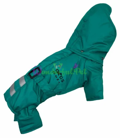 Dogs Bomba Emerald Jumpsuit with Belt and Hood №3
