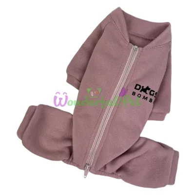 Костюм на молнии с начесом Dogs Bomba Pink №2
