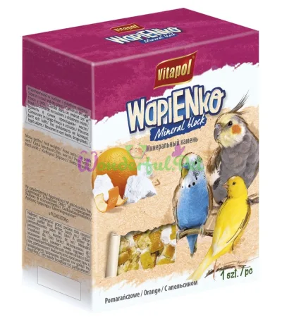 Vitapol Orange Mineral Block for Parrots