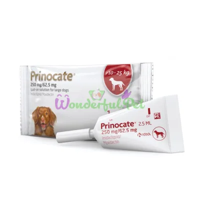 Drops on the withers KRKA Prinocate Dog 10-25 kg 1 pip