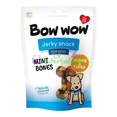 Ласощі для собак Bow wow 80 г, міні-кісточки