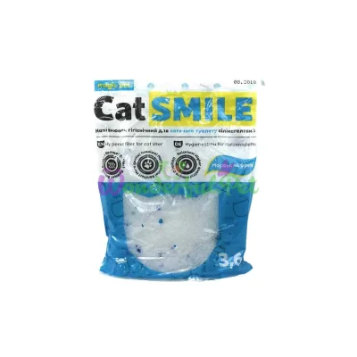 Силикагелевый наполнитель Magic Pet Cat Smile с морским ароматом 3.6 л (1.8 кг)