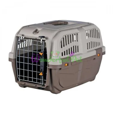 Trixie Skudo 1 Pet Carrier with Metal Door up to 12 kg Grey