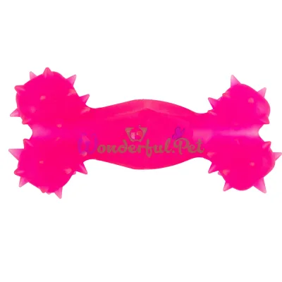 Игрушка AGILITY Pink кость отверствие 12 см