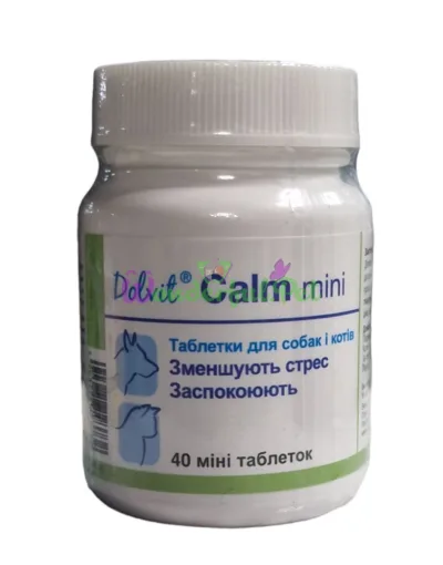 Таблетки Dolfos Dolvit Calm Cat Dog mini, 40 таблеток