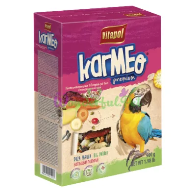 Корм полнорационный Vitapol KARMEO Big Parrots 900 г