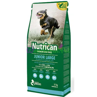 Сухой корм NUTRICAN Junior Large 15 кг