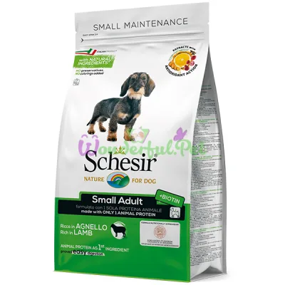 Сухой корм Schesir Dog Small Adult Lamb 800 г