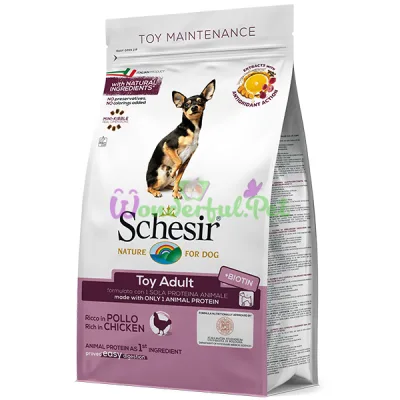 Сухой корм Schesir Dog Toy Adult Chicken 800 г