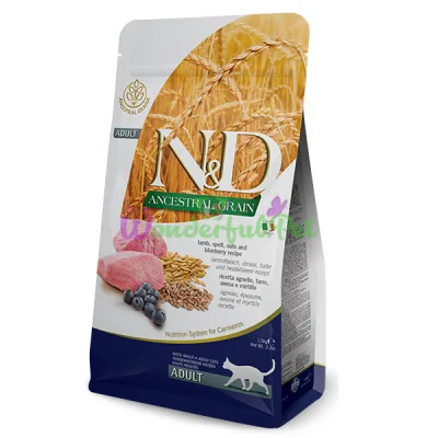 Сухой корм Farmina Cat ND Low Grain Adult Lamb Blueberry 300 г