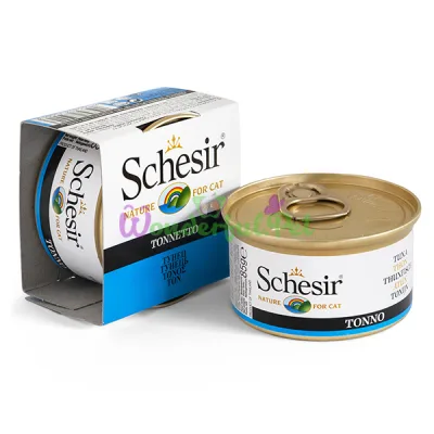 Влажный корм для кошек Schesir Tuna в желе 85 г