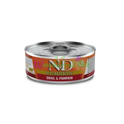 Farmina Cat ND Pumpkin GF Adult Quail canned food 70 g