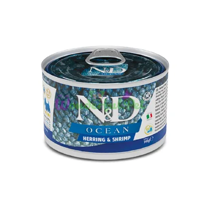 Консерва Farmina Dog ND Ocean GF Adult Mini Herring Shrimp 140 г