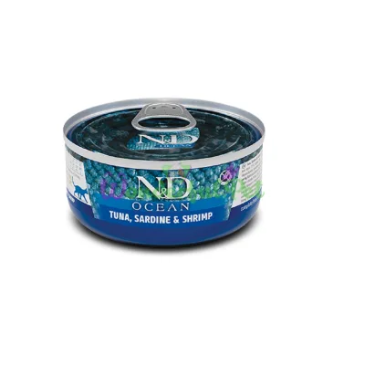 Farmina Cat ND Ocean GF Adult Tuna Sardine Wet Food 70 g