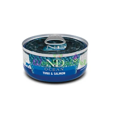 Farmina Cat ND Ocean GF Adult Tuna Salmon Wet Food 70 g