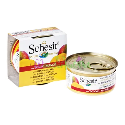 Влажный корм для кошек Schesir Tuna Mango 75 г