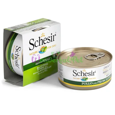 Влажный корм Schesir Chicken Fillet в желе 150 г